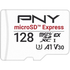 PNY microSD™ Express - Carte mémoire microSDXC - 128 Go - UHS-I U3