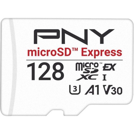 PNY microSD™ Express - Carte mémoire microSDXC - 128 Go - UHS-I U3