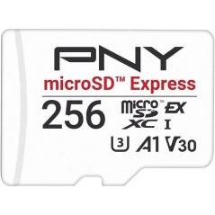 PNY microSD™ Express - Carte mémoire microSDXC - 256 Go - UHS-I U3