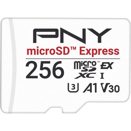 PNY microSD™ Express - Carte mémoire microSDXC - 256 Go - UHS-I U3