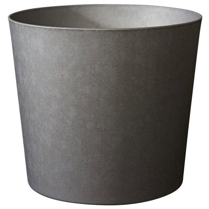 Pot de fleurs Conique Ø 40 cm - EDA - Element - 30 L - Intérieur / Extérieur - Ø 39,1 x H. 32 cm - Gris Anthracite Pot de fleurs Conique Ø 40 cm - EDA - Element - 30 L - Intérieur / Extérieur - Ø 39,1 x H. 32 cm - Gris Anthracite