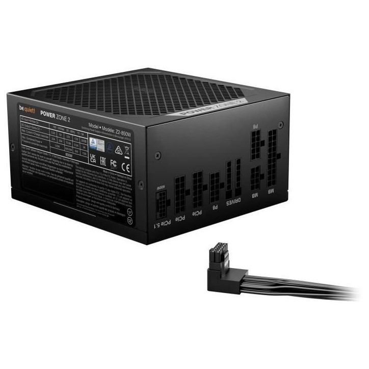 BE QUIET! - Power Zone 2 - Alimentation PC - BP007EU - 850 W