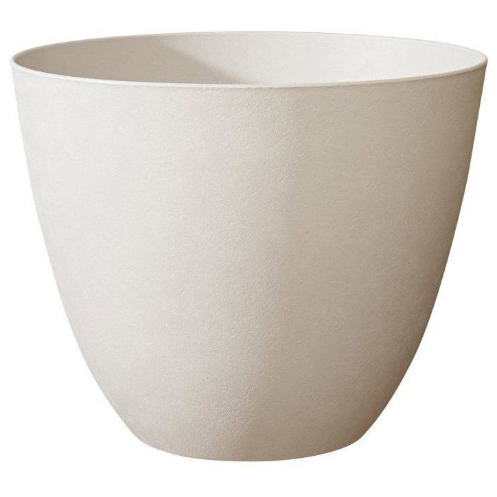 Pot de fleurs Rond Ø 40 cm - EDA - Element - 26,2 L - Intérieur / Extérieur - Ø 39,4 x H. 31,6 cm - Calcaire Pot de fleurs Rond Ø 40 cm - EDA - Element - 26,2 L - Intérieur / Extérieur - Ø 39,4 x H. 31,6 cm - Calcaire