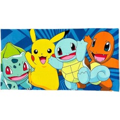 Serviette de plage 100% microfibre 70×140 cm – POKÉMON – Modele