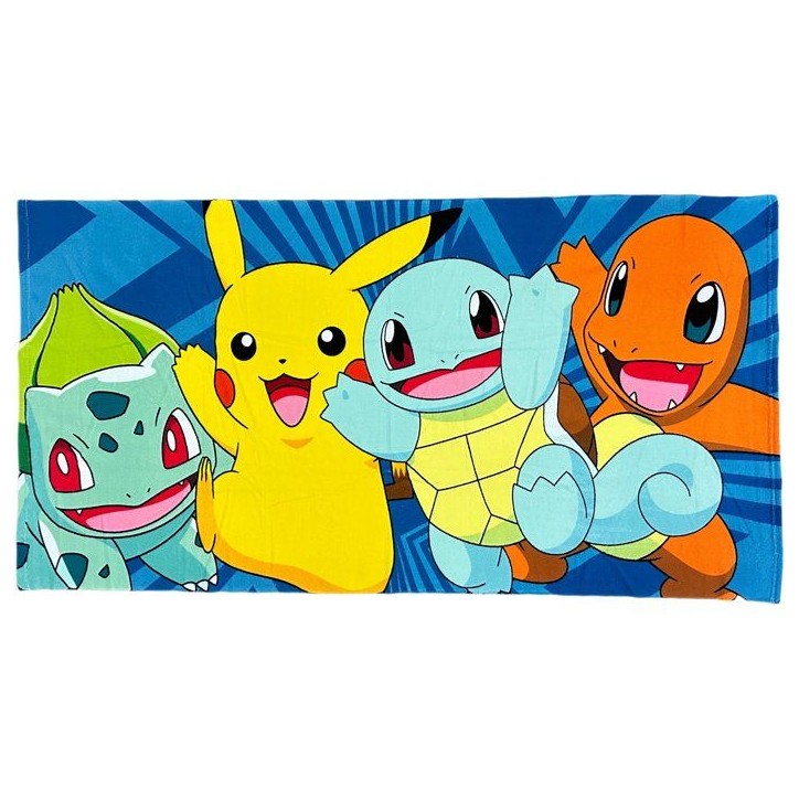 Serviette de plage 100% microfibre 70×140 cm – POKÉMON – Modele POK036 Serviette de plage 100% microfibre 70×140 cm – POKÉMON – Modele POK036