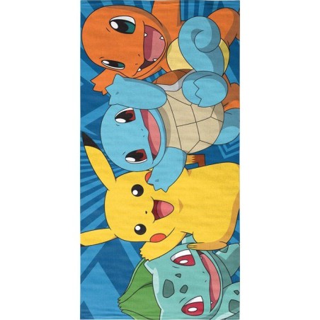 Serviette de plage 100% microfibre 70×140 cm – POKÉMON – Modele POK036