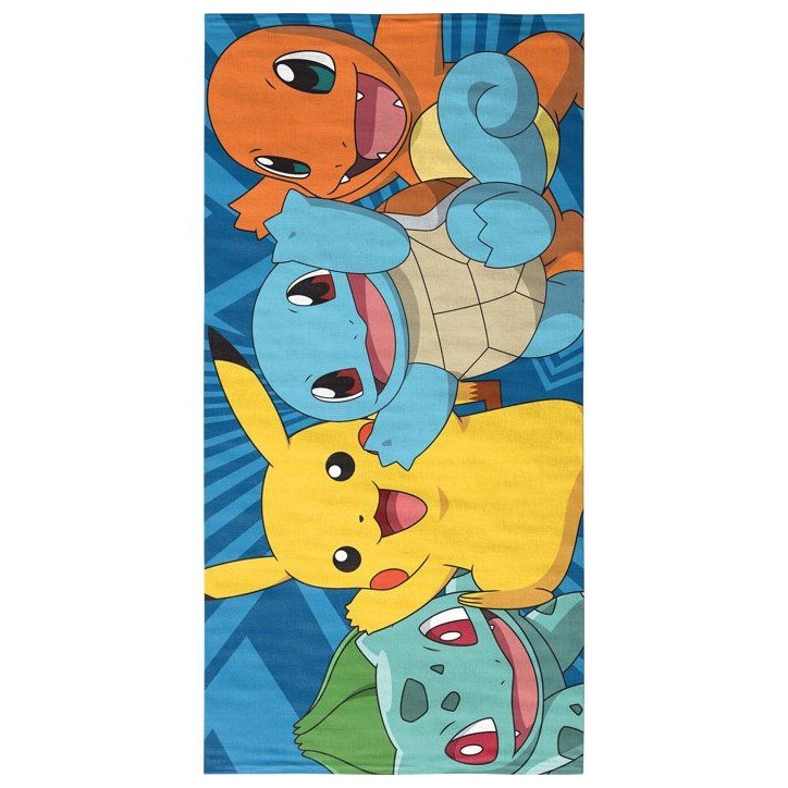 Serviette de plage 100% microfibre 70×140 cm – POKÉMON – Modele POK036 Serviette de plage 100% microfibre 70×140 cm – POKÉMON – Modele POK036
