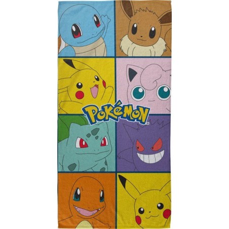 Serviette de plage - POKEMON - POK851 - 100% microfibre - 70 × 140 cm