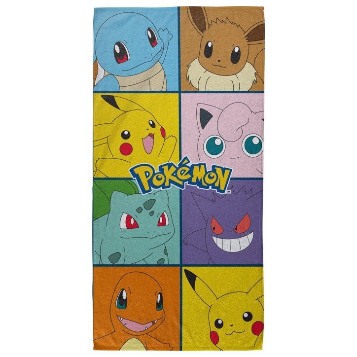 Serviette de plage - POKEMON - POK851 - 100% microfibre - 70 × 140 cm Serviette de plage - POKEMON - POK851 - 100% microfibre - 70 × 140 cm