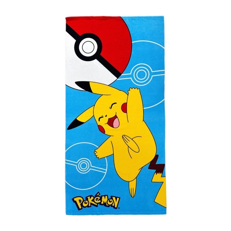 Serviette de plage 100% microfibre 70×140 cm – POKÉMON – Modele