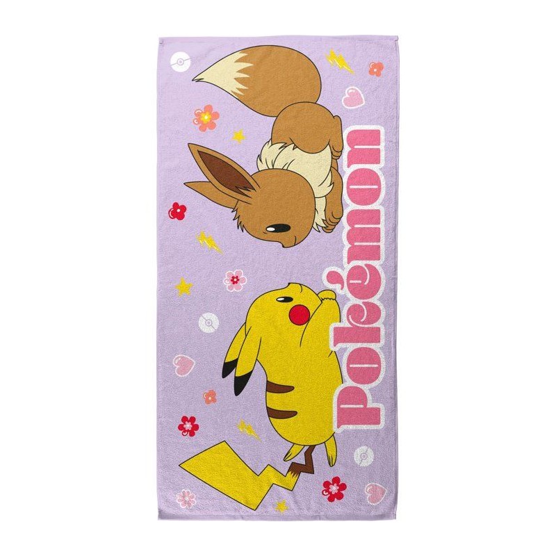 Serviette de plage 100% microfibre 70×140 cm – POKÉMON – Modele