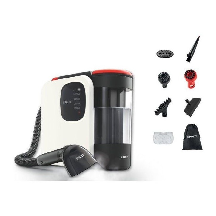 Shampouineuse 4-en-1 - POLTI StainOver SC30 - 2000W - 14.9 kPa - Steam Active - 40 g/min - 1,6L/1,3L Shampouineuse 4-en-1 - POLTI StainOver SC30 - 2000W - 14.9 kPa - Steam Active - 40 g/min - 1,6L/1,3L