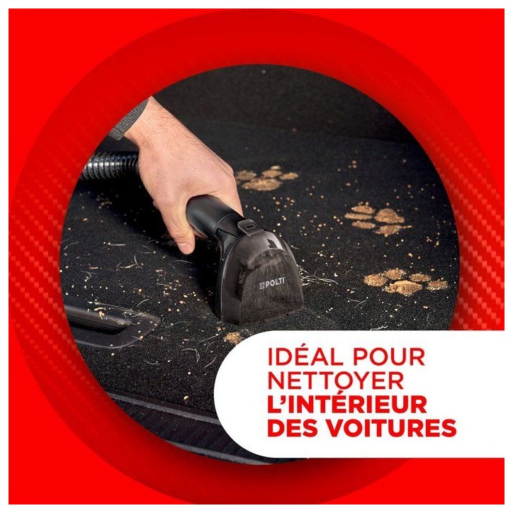 Shampouineuse 4-en-1 - POLTI StainOver SC30 - 2000W - 14.9 kPa - Steam Active - 40 g/min - 1,6L/1,3L Shampouineuse 4-en-1 - POLTI StainOver SC30 - 2000W - 14.9 kPa - Steam Active - 40 g/min - 1,6L/1,3L