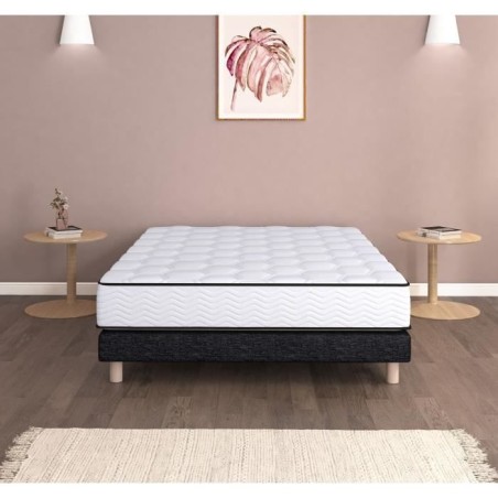 URBAN Collections PARIS Ensemble sommier et matelas 140 x 190cm - 798