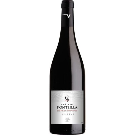 Les Vignes du vin Château Ponteilla Réserve 2022 Côtes du Roussillo