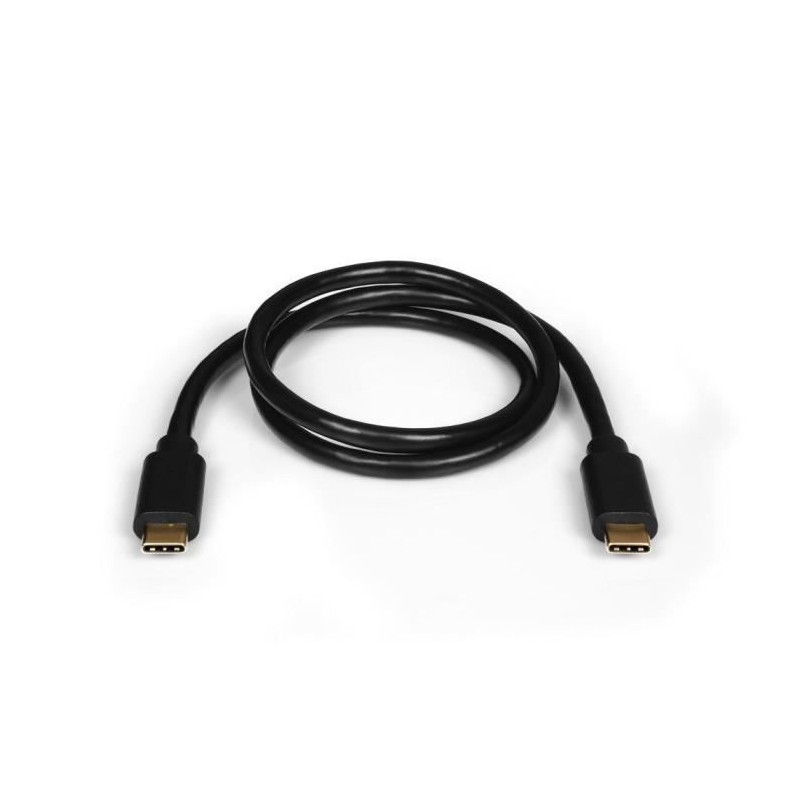 Câble USB-C - PORT DESIGNS - Type C vers Type C - 1 m - 60 W - Noir