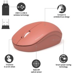 Souris sans fil - PORT Designs - 900542 Collection II - 2.4 GHz - Terr
