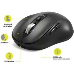 Souris sans fil - PORT Designs - 900720 EXPERT - Bluetooth - Rechargea