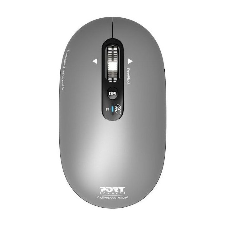 Souris sans fil - PORT Designs - 910009 PURE - Bluetooth - Rechargeable - Gris Souris sans fil - PORT Designs - 910009 PURE - Bluetooth - Rechargeable - Gris