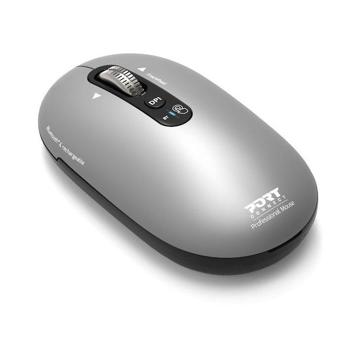 Souris sans fil - PORT Designs - 910009 PURE - Bluetooth - Rechargeable - Gris Souris sans fil - PORT Designs - 910009 PURE - Bluetooth - Rechargeable - Gris