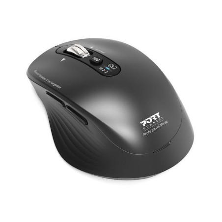Souris sans fil - PORT Designs - 910202 Business - Bluetooth & 2.4 GHz - Rechargeable - Noir