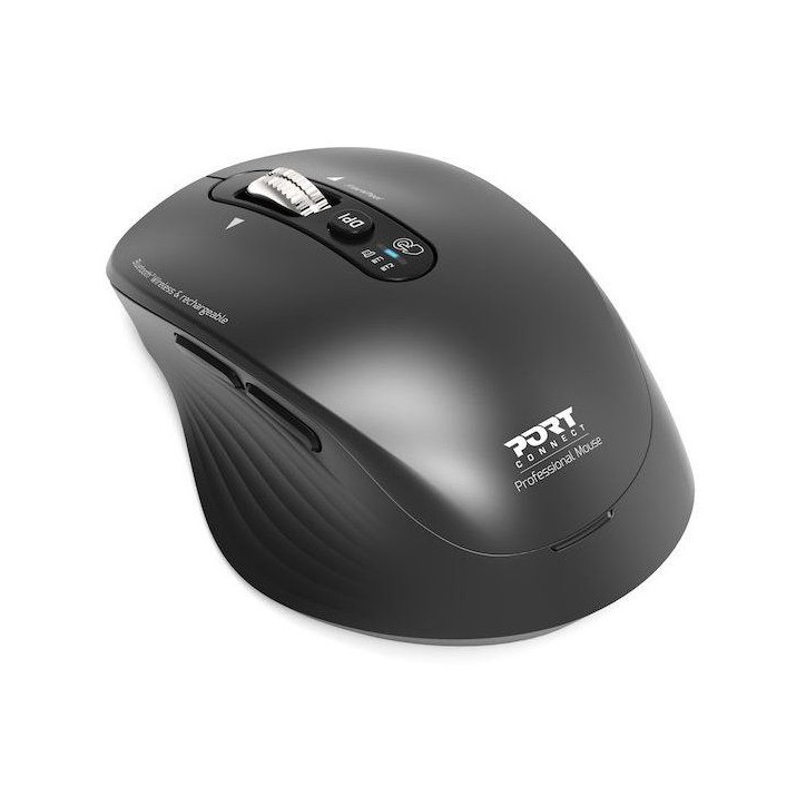 Souris sans fil - PORT Designs - 910202 Business - Bluetooth & 2.4 GHz - Rechargeable - Noir Souris sans fil - PORT Designs - 910202 Business - Bluetooth & 2.4 GHz - Rechargeable - Noir