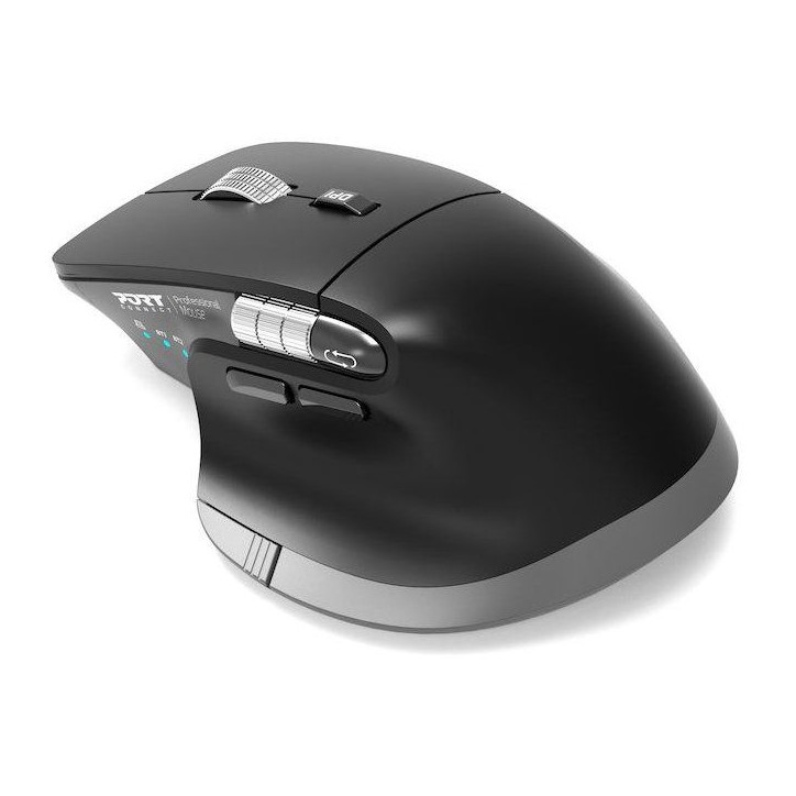 Souris sans fil - PORT Designs - 910203 ULTIMATE - Bluetooth & 2.4 GHz - Rechargeable - Gris Souris sans fil - PORT Designs - 910203 ULTIMATE - Bluetooth & 2.4 GHz - Rechargeable - Gris