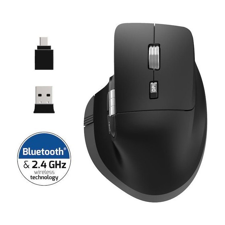 Souris sans fil - PORT Designs - 910203 ULTIMATE - Bluetooth & 2.4 GHz - Rechargeable - Gris Souris sans fil - PORT Designs - 910203 ULTIMATE - Bluetooth & 2.4 GHz - Rechargeable - Gris
