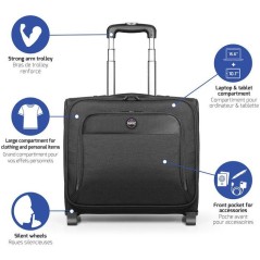 Trolley - PORT Designs - HANOI II - 15.6 pouces - 20 L - Noir