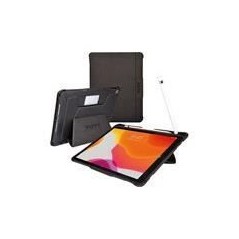 Étui a rabat - PORT MANCHESTER II - Noir - Polyuréthane - Compatible iPad Air et Pro