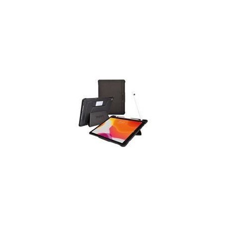 Étui a rabat - PORT MANCHESTER II - Noir - Polyuréthane - Compatible iPad Air et Pro