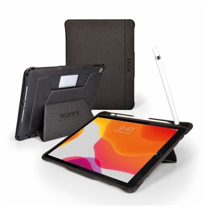 Folio iPad Gen 10 - 10.9 - PORT DESIGNS - 201530 MANCHESTER II - Noir Folio iPad Gen 10 - 10.9 - PORT DESIGNS - 201530 MANCHESTER II - Noir