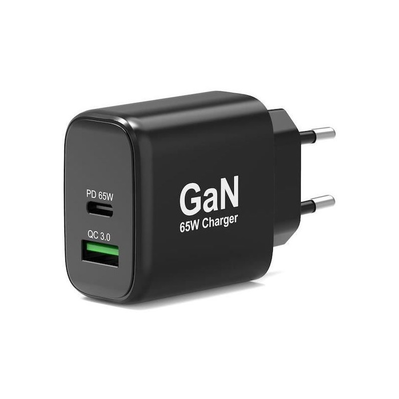 Chargeur mural GaN USB-C & USB-A - PORT DESIGNS - 902104EU - 65 W - No