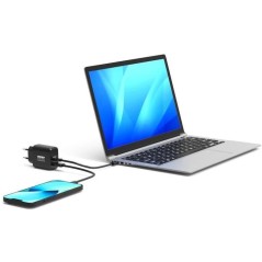 Chargeur mural GaN USB-C & USB-A - PORT DESIGNS - 902104EU - 65 W - No