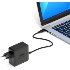 Alimentation secteur PC portable - PORT DESIGNS - GaN2 - 65W - 1,5 m -