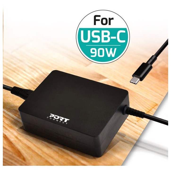 Alimentation PC - PORT Designs - 90 W - USB-C Alimentation PC - PORT Designs - 90 W - USB-C