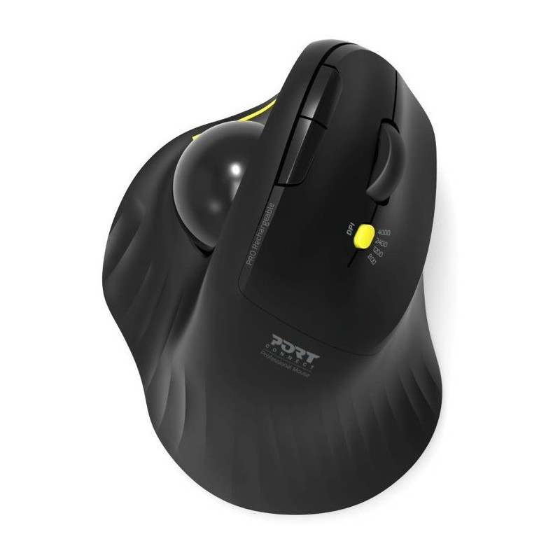 Souris sans fil - PORT Designs - 900719 TRACKBALL ERGO - Bluetooth & 2