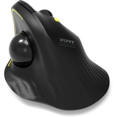 Souris sans fil - PORT Designs - 900719 TRACKBALL ERGO - Bluetooth & 2.4 GHz - Rechargeable - Noir