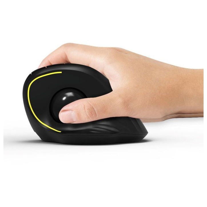 Souris sans fil - PORT Designs - 900719 TRACKBALL ERGO - Bluetooth & 2.4 GHz - Rechargeable - Noir Souris sans fil - PORT Designs - 900719 TRACKBALL ERGO - Bluetooth & 2.4 GHz - Rechargeable - Noir