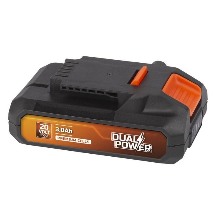 Batterie Dual Power POWDP9023 - pour Outils de Bricolage sans Fil de 20 V - LED d'Indication de Puissance - Plateforme de Batter