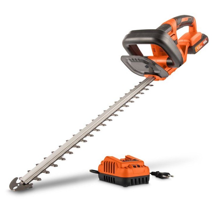 Taille-haie sans fil - POWERPLUS - 20 V - Lame de 515 mm - Epaisseur jusqu'a 15 mm - Poignée rotative Taille-haie sans fil - POWERPLUS - 20 V - Lame de 515 mm - Epaisseur jusqu'a 15 mm - Poignée rotative