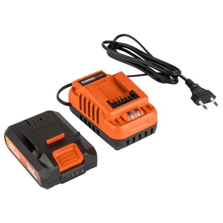 Taille-haie sans fil - POWERPLUS - 20 V - Lame de 515 mm - Epaisseur jusqu'a 15 mm - Poignée rotative Taille-haie sans fil - POWERPLUS - 20 V - Lame de 515 mm - Epaisseur jusqu'a 15 mm - Poignée rotative