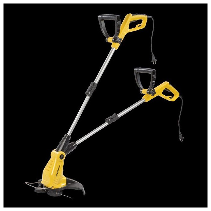 Coupe-bordure - POWERPLUS - 450 W - Ø 300 mm - Tete inclinable - Perche télescopique Coupe-bordure - POWERPLUS - 450 W - Ø 300 mm - Tete inclinable - Perche télescopique