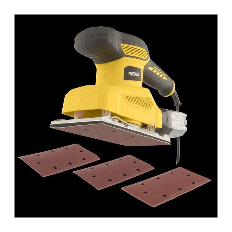 Ponceuse vibrante - POWERPLUS - POWX04010 - 260 W - 24 000 coups/min -