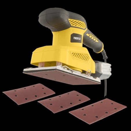 Ponceuse vibrante - POWERPLUS - POWX04010 - 260 W - 24 000 coups/min -