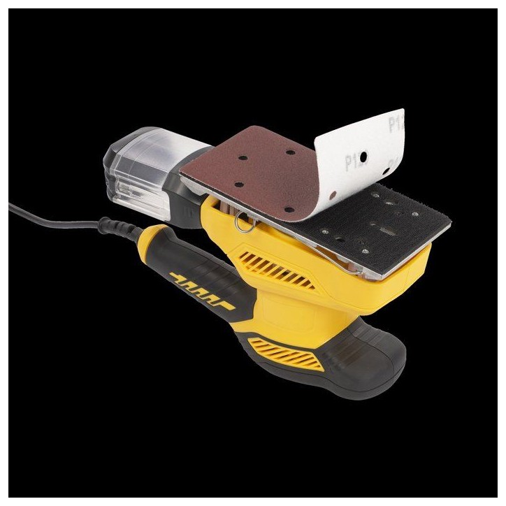 Ponceuse vibrante - POWERPLUS - POWX04010 - 260 W - 24 000 coups/min - Bac de récupération de poussiere