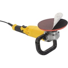 Polisseuse d'angle - POWERPLUS - 1200 W - Ø 180 mm - Inclus 3 types d