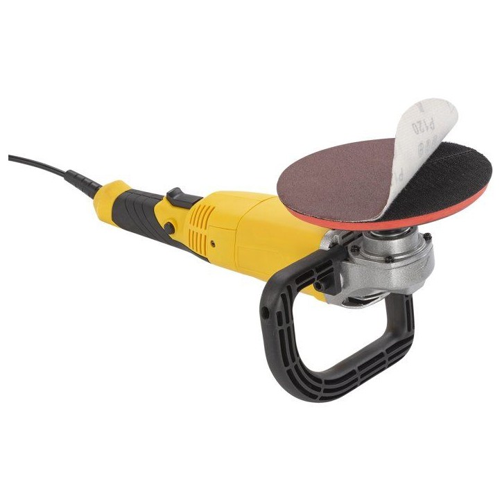 Polisseuse d'angle - POWERPLUS - 1200 W - Ø 180 mm - Inclus 3 types de pads différents - Poignée robuste en forme de U Polisseuse d'angle - POWERPLUS - 1200 W - Ø 180 mm - Inclus 3 types de pads différents - Poignée robuste en forme de U