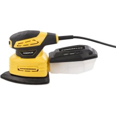 Ponceuse a main - POWERPLUS - POWDP50200 - 180 W - Pour gaucher et droitier - Livrée avec 5 feuilles de papier abrasif