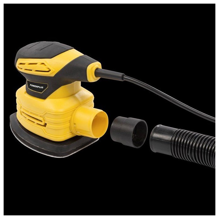 Ponceuse a main - POWERPLUS - POWDP50200 - 180 W - Pour gaucher et droitier - Livrée avec 5 feuilles de papier abrasif Ponceuse a main - POWERPLUS - POWDP50200 - 180 W - Pour gaucher et droitier - Livrée avec 5 feuilles de papier abrasif
